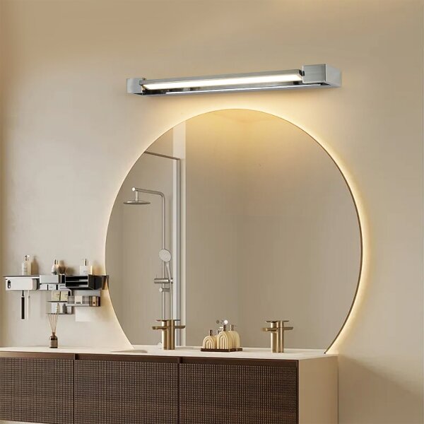 Brilagi-LED Огледало за баня с осветление AQUA LINE LED/18W/230V 60 cm IP44 лъскав хром