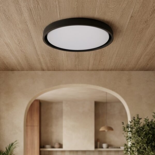 Brilagi -LED димируемо осветително тяло MATTEO LED/60W/230V 3000-6500K Ø 51,5 cm черно + с дистанционно управление