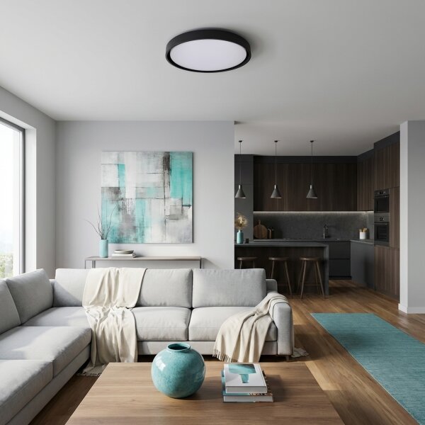Brilagi -LED димируемо осветително тяло MATTEO LED/60W/230V 3000-6500K Ø 51,5 cm черно + с дистанционно управление