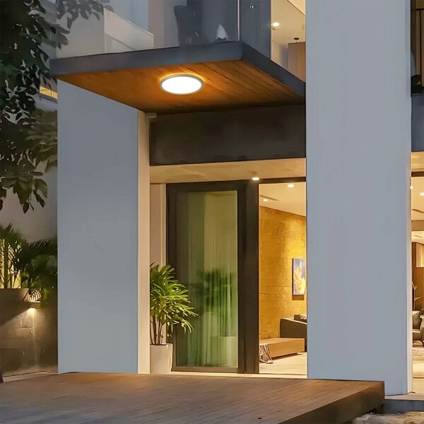Brilagi - LED осветително тяло за баня ULTRA SLIM LED/12W/230V Ø 22,5 см златисто IP54