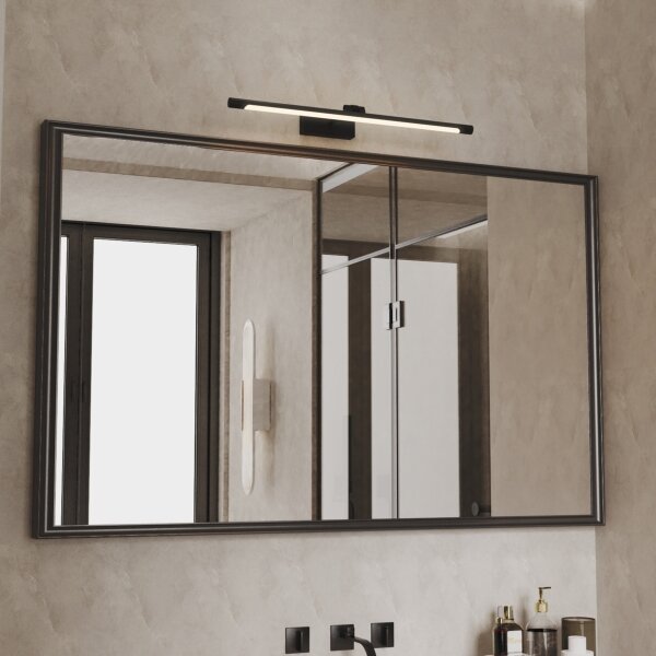 LED осветление за огледало за баня MIRROR LED/8W/230V 4000K IP44 60 см черно