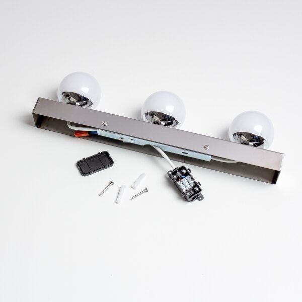 Brilagi - LED осветление за огледало за баня HOLLYWOOD 3xLED/3W/230V IP44 хром