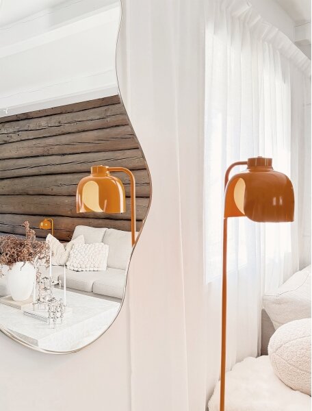 Osram - Подова лампа DECOR COROLLE 1xE27/15W/230V оранжева