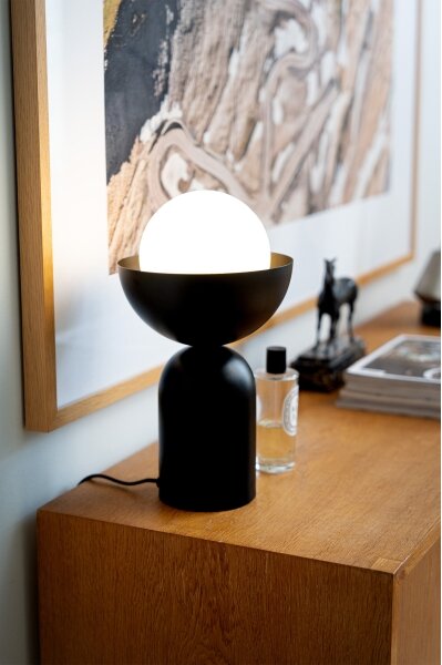 Osram - Настолна лампа DECOR BOWL 1xE14/25W/230V черна