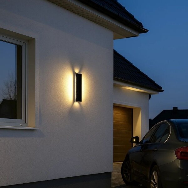 Rabalux 77077 - LED външен стенен аплик PEMBA LED/18W/230V IP54 черен
