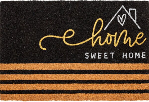 Кокосова изтривалка Руко с брокат Home sweet home 40/60 - 40/60