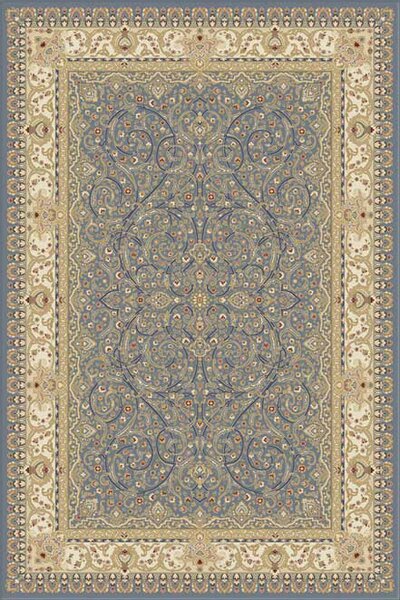 Персийски вълнен килим Белла син - 160/230