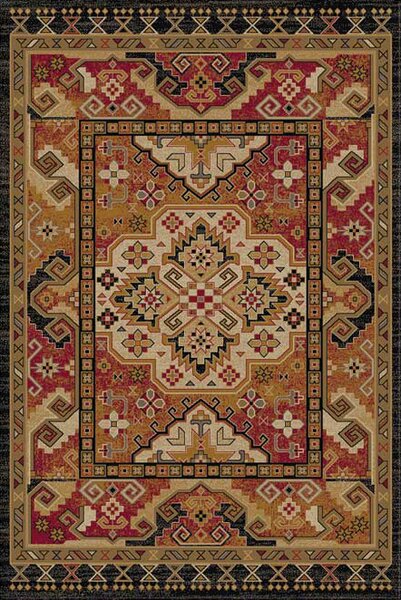 Персийски червен етно килим Berber - 200/300