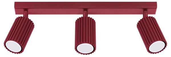 Brilagi - LED точково осветително тяло CRESTO 3xGU10/10W/230V бордо