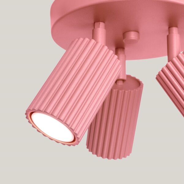 Brilagi - LED точково осветително тяло CRESTO 3xGU10/10W/230V розово