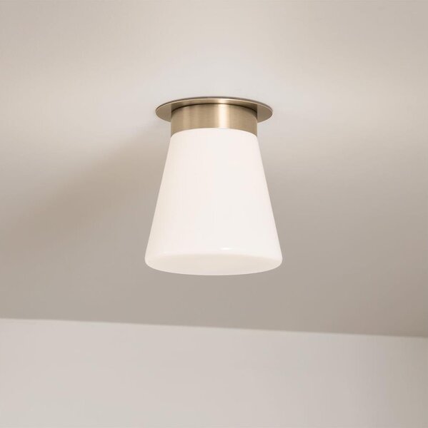 Kichler KL-ALBERS-F-T-CPZ - таванно осветително тяло ALBERS 1xE27/40W/230V, диаметър 21,6 см, бронзово