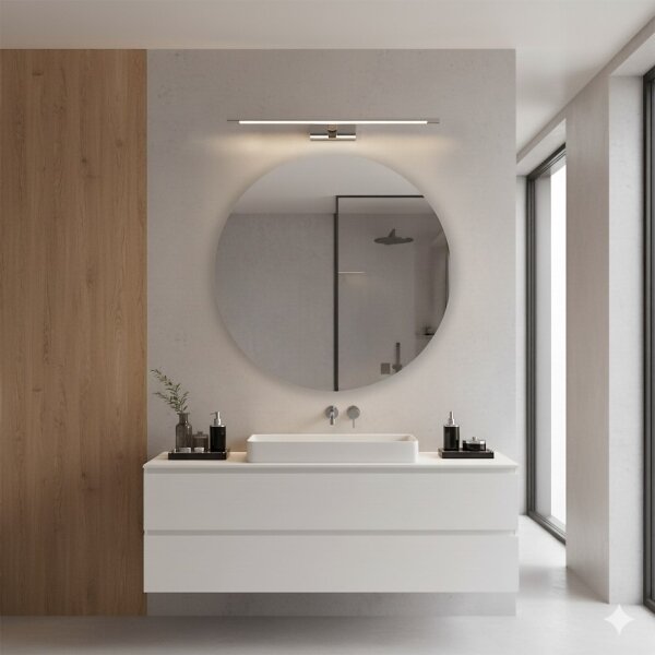 LED осветление за огледало за баня KLIMT LED/12W/230V 3000/4000/6000K 60 см IP44 лъскав хром