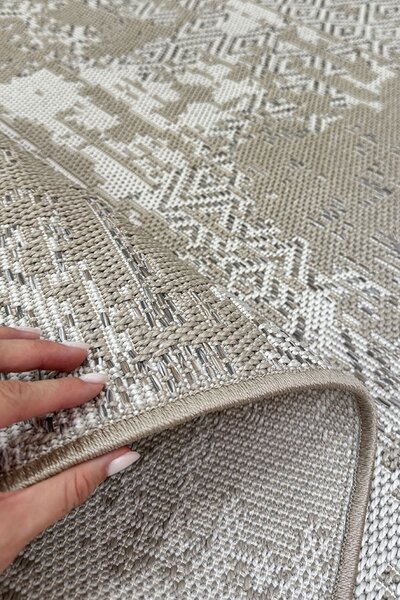 Винтидж бежов килим Summer за тераса - 80/150