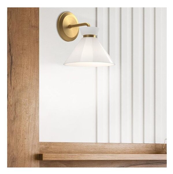 Alora Mood ALM-HALSTON-1WB-GD - Златист аплик HALSTON 1xE14/40W/230V