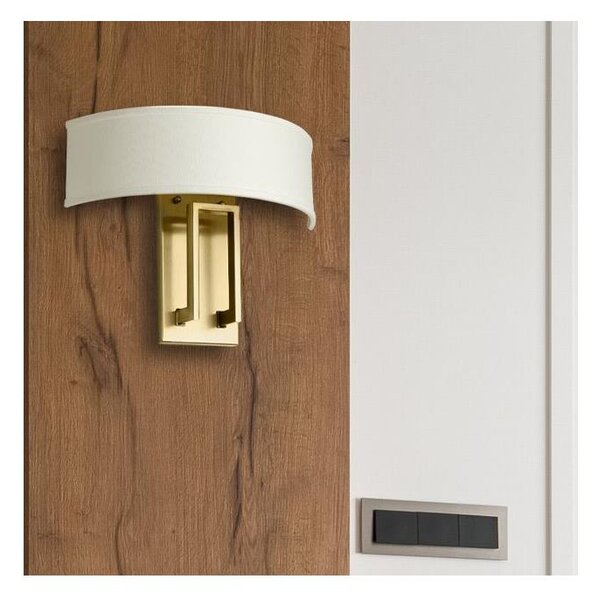Hinkley HK-HAMPTON2-BB - Стенно осветително тяло HAMPTON 2xE14/40W/230V, златно