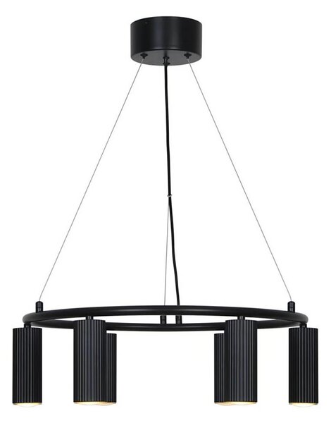 Nordlux - Полилей на кабел VICO 6xGU10/5W/230V черен