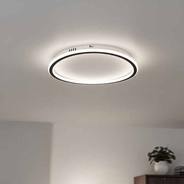 LED плафон CALI LED/30W/230V Ø 40 см черен