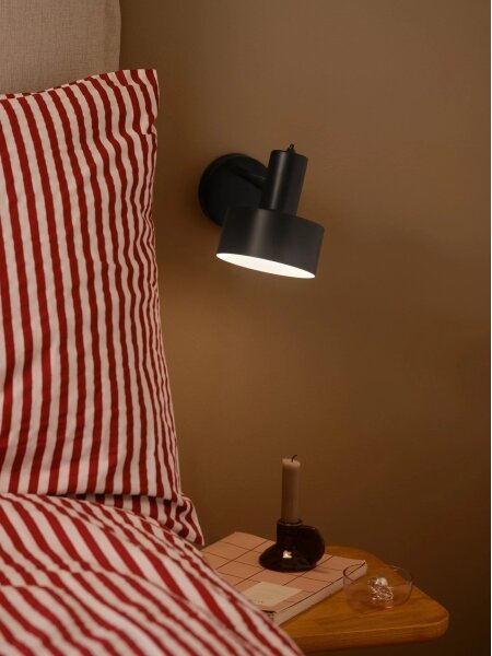 Nordlux - Стенно осветително тяло MATIS 1xE27/15W/230V черно