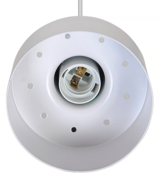 Nordlux - Полилей MATIS 1xE27/40W/230V бял