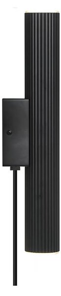 Nordlux - Стенно осветително тяло VICO 2xGU10/5W/230V черно