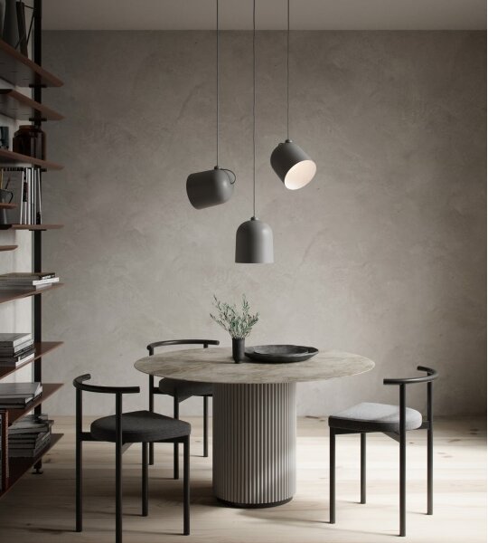 DFTP by Nordlux - Висяща лампа на кабел ANGLE 1xE27/25W/230V сива