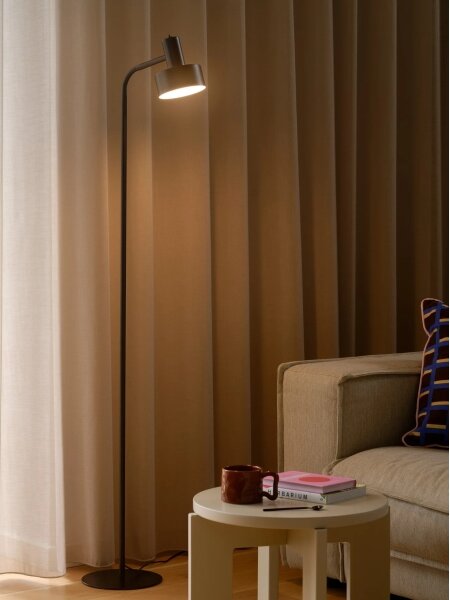 Nordlux - Подова лампа MATIS 1xE27/15W/230V черна