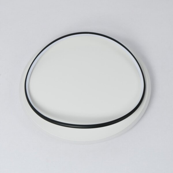Таванно LED осветително тяло HALO, 38W, 230V, Ø 50 см, черно