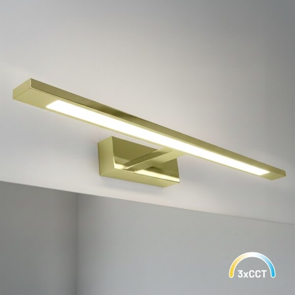 LED осветление за огледало за баня KLIMT LED/12W/230V 3000/4000/6000K 60 cm IP44 златисто