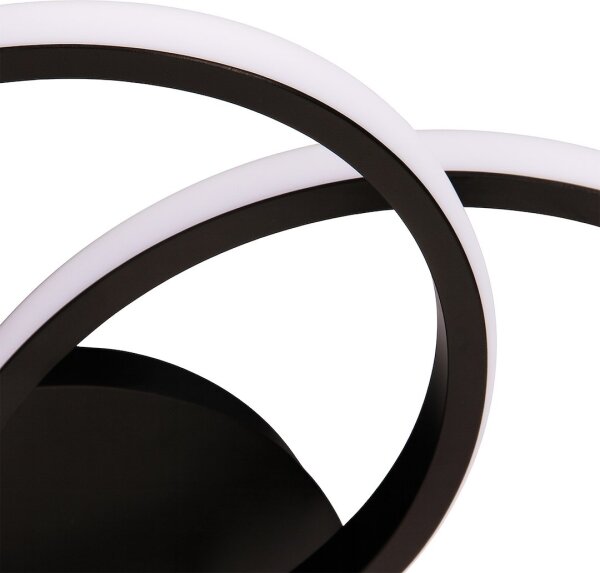 LED таванно осветително тяло TITANO LED/12W/230V черно