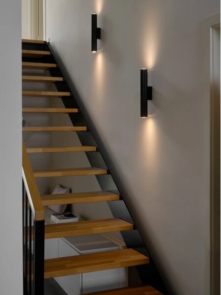 Nordlux - Стенно осветително тяло VICO 2xGU10/5W/230V черно