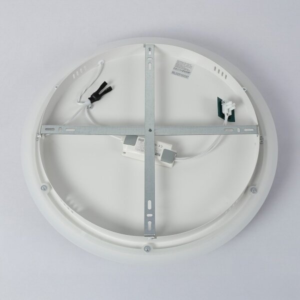 Таванно LED осветително тяло HALO, 38W, 230V, Ø 50 см, черно