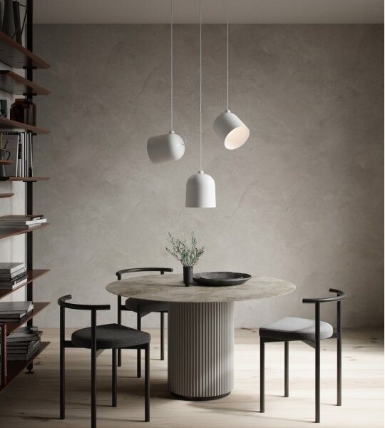 DFTP by Nordlux - Висяща лампа на кабел ANGLE 1xE27/25W/230V в бял цвят