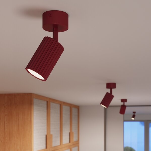 Brilagi - LED точково осветително тяло CRESTO 1xGU10/10W/230V бордо