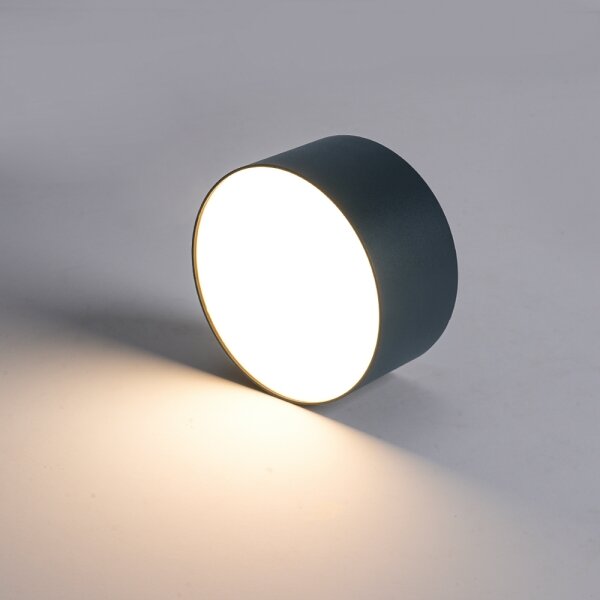 Brilagi - LED таванно осветително тяло за баня FORIS LED/9W/230V Ø 9 см антрацит IP44