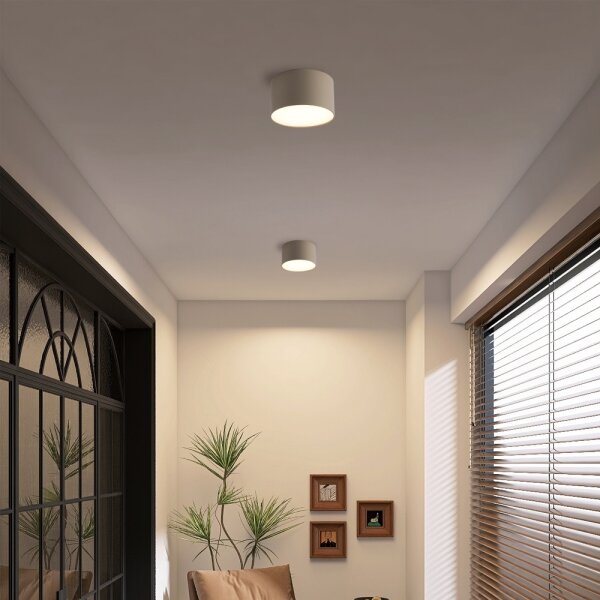 Brilagi - LED таванно осветително тяло за баня FORIS LED/9W/230V диам. 9 см бежово IP44
