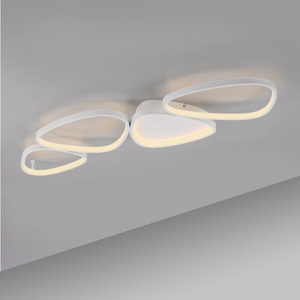Schöner Wohnen 14039-16 - димируемо LED таванно осветително тяло PEBBLES LED/35,5W/230V бяло