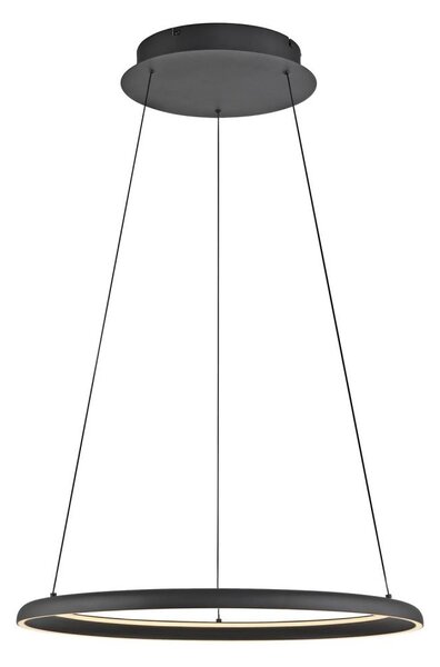 Schöner Wohnen 15570-18-LED, димируема висяща лампа на кабел QUILLO LED/36W/230V Ø60 см, черна