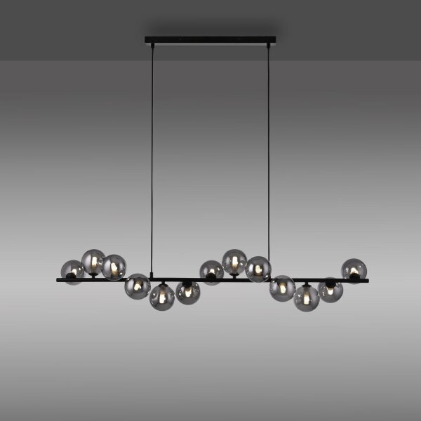 Schöner Wohnen 14504-18 - LED полилей на кабел DUBAI 13xG9/3W/230V черен/опушен