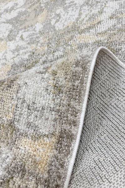 Абстрактен мек флорален килим Boucle в пастелни тонове - 80/150