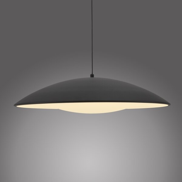 Schöner Wohnen 14607-18-LED с димер висящ полилей на кабел LENTE LED/23W/230V Ø50 см черен