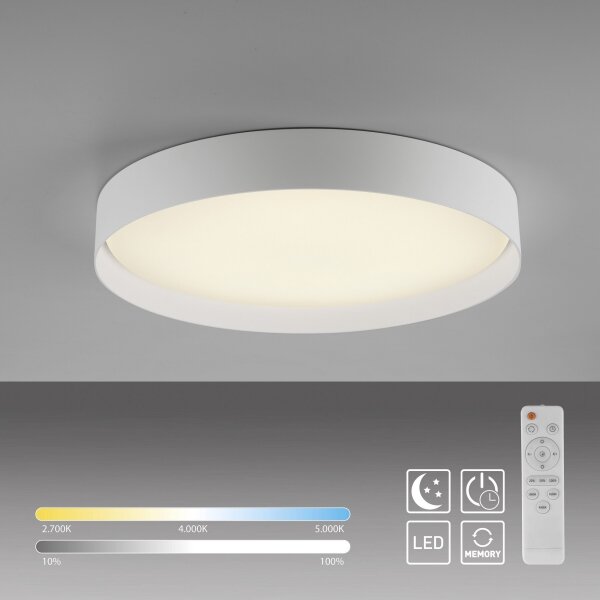 Schöner Wohnen 14595-16 - Димируем LED плафон TAVOLI LED/34W/230V бял + дистанционно управление