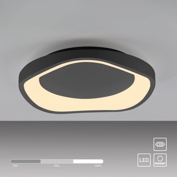 Schöner Wohnen 14233-18 - димируема LED таванна лампа MONTA LED/21W/230V черна