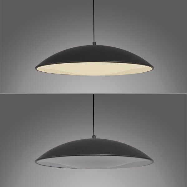 Schöner Wohnen 14606-18-LED димируем полилей на кабел LENTE LED/17W/230V Ø40 см черен