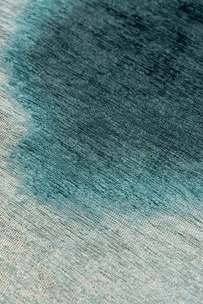 Килим Aquarelle Storm тюркоаз форма бъбрек - 170/235
