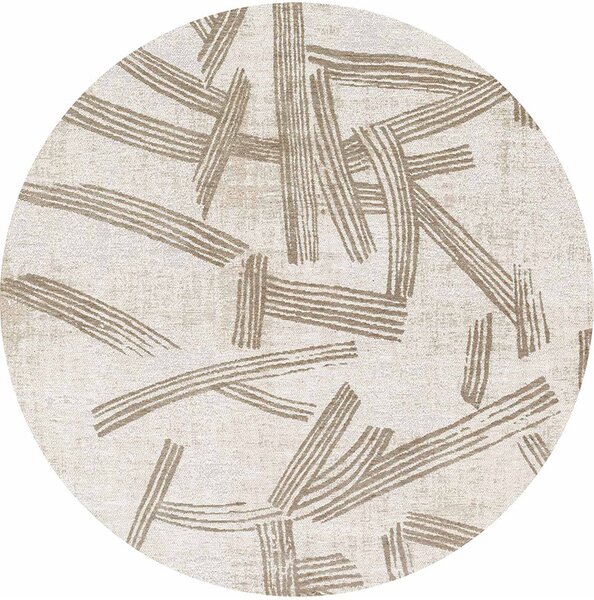 Кръгъл килим Kanji Dune джапанди - 140/140