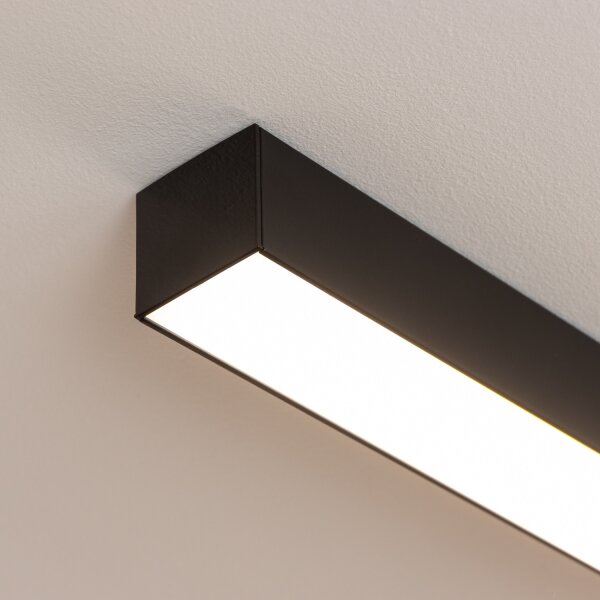 LED таванен плафон ALLDAY BASIC LED/20/30/40W/230V 2700/4000/6000K 120 cm черен