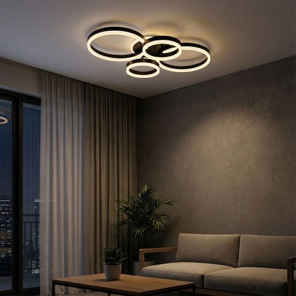 Brilagi - LED регулируемо таванно осветление ORBITS LED/52W/230V 3000-6000K + DO