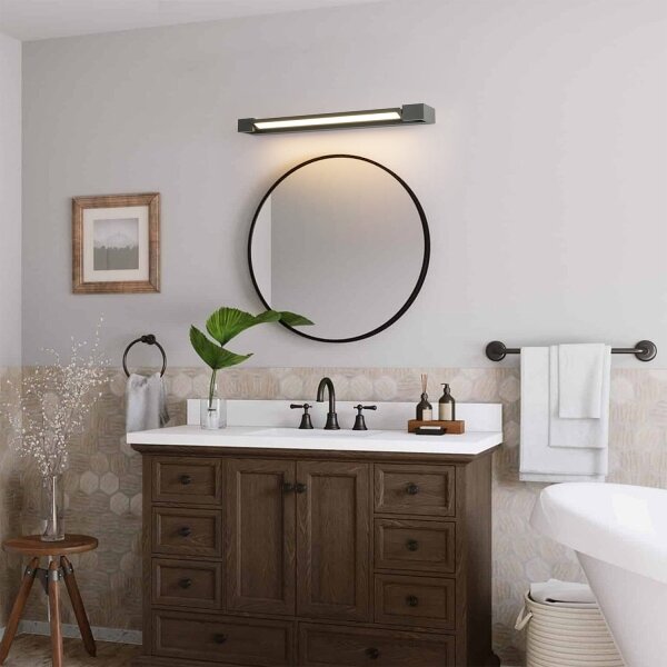 Brilagi - LED осветление за огледало за баня AQUA LINE LED/18W/230V 60 cm IP44 антрацит