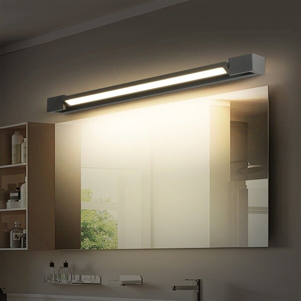 Brilagi - LED осветление за огледало за баня AQUA LINE LED/18W/230V 60 cm IP44 антрацит