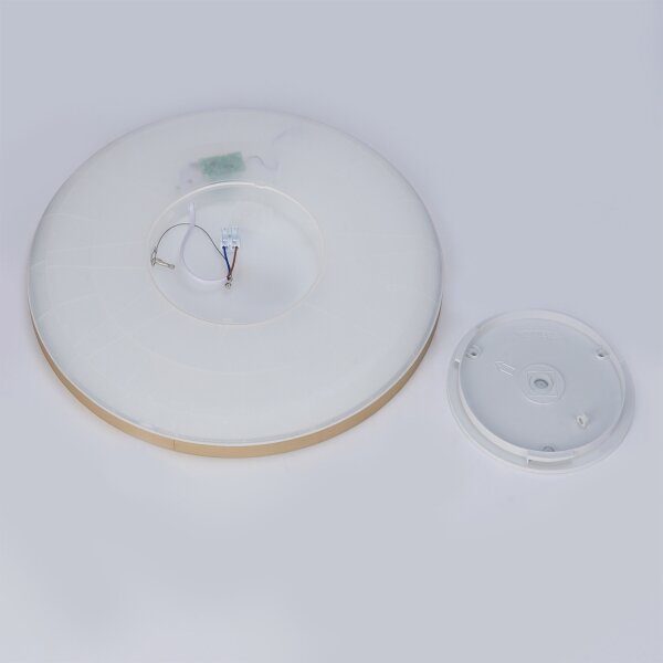 Brilagi - LED осветително тяло за баня ULTRA SLIM LED/24W/230V Ø 42 см златисто IP54